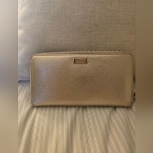 Kate spade Metallic Gold Wallet